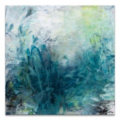 'Twisted' Original Wrapped Canvas Abstract Painting by Tammy Keller 