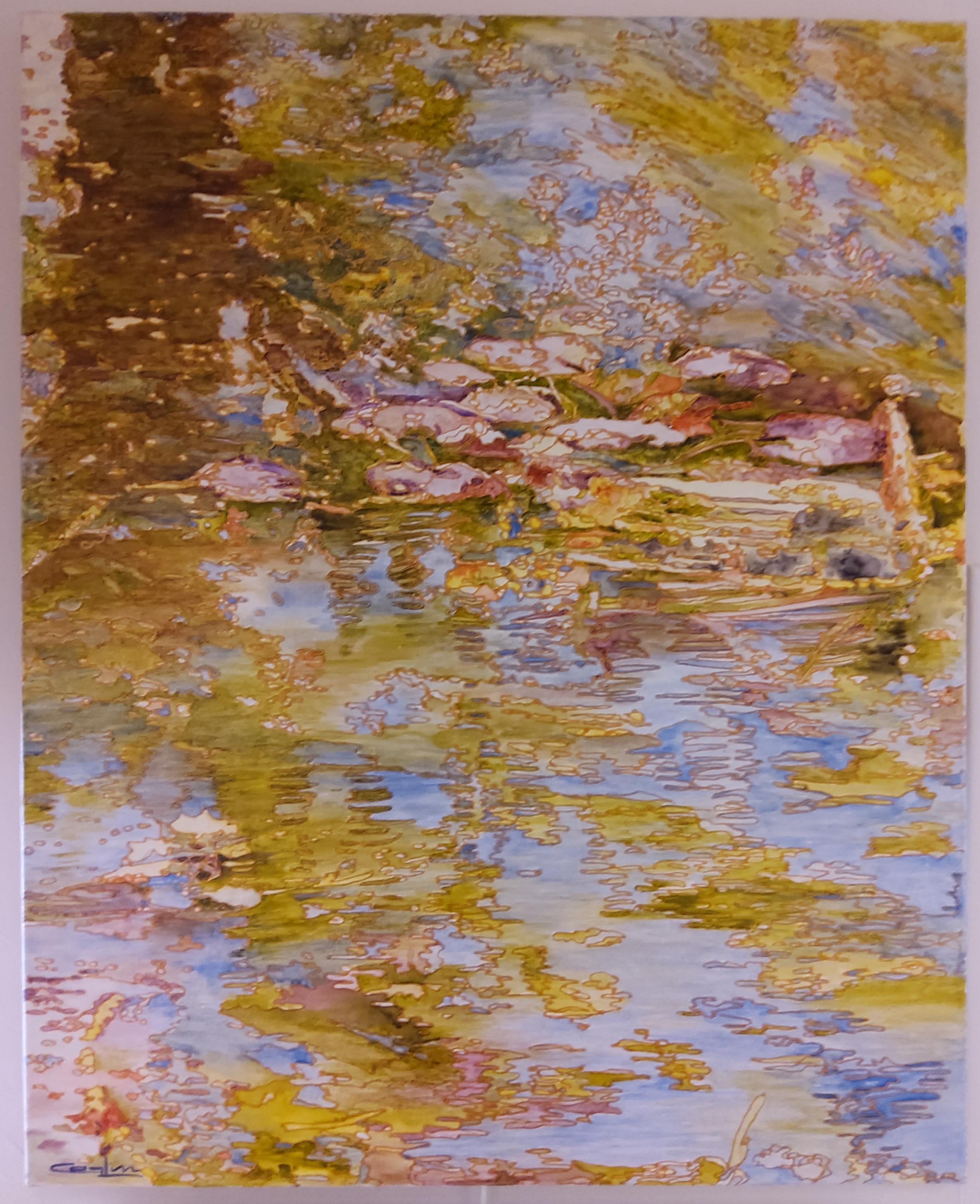 Simone Garlin Landscape Painting - Cassaglia