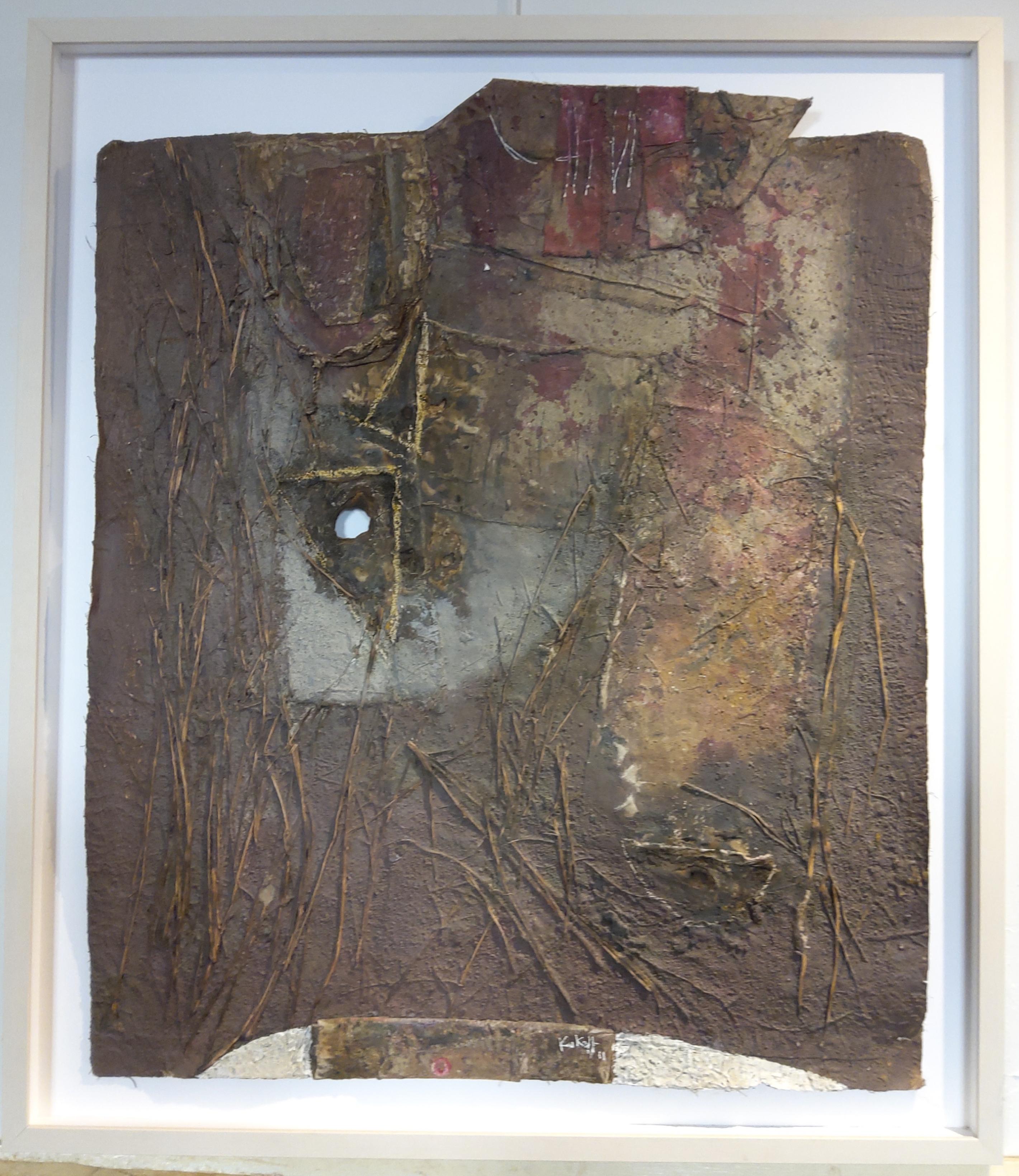 Kugbe Kukoff Abstract Painting – Trilogie, Element 2, Feu. Gemischte Medien.