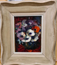 Anemones, Vase Of Flowers