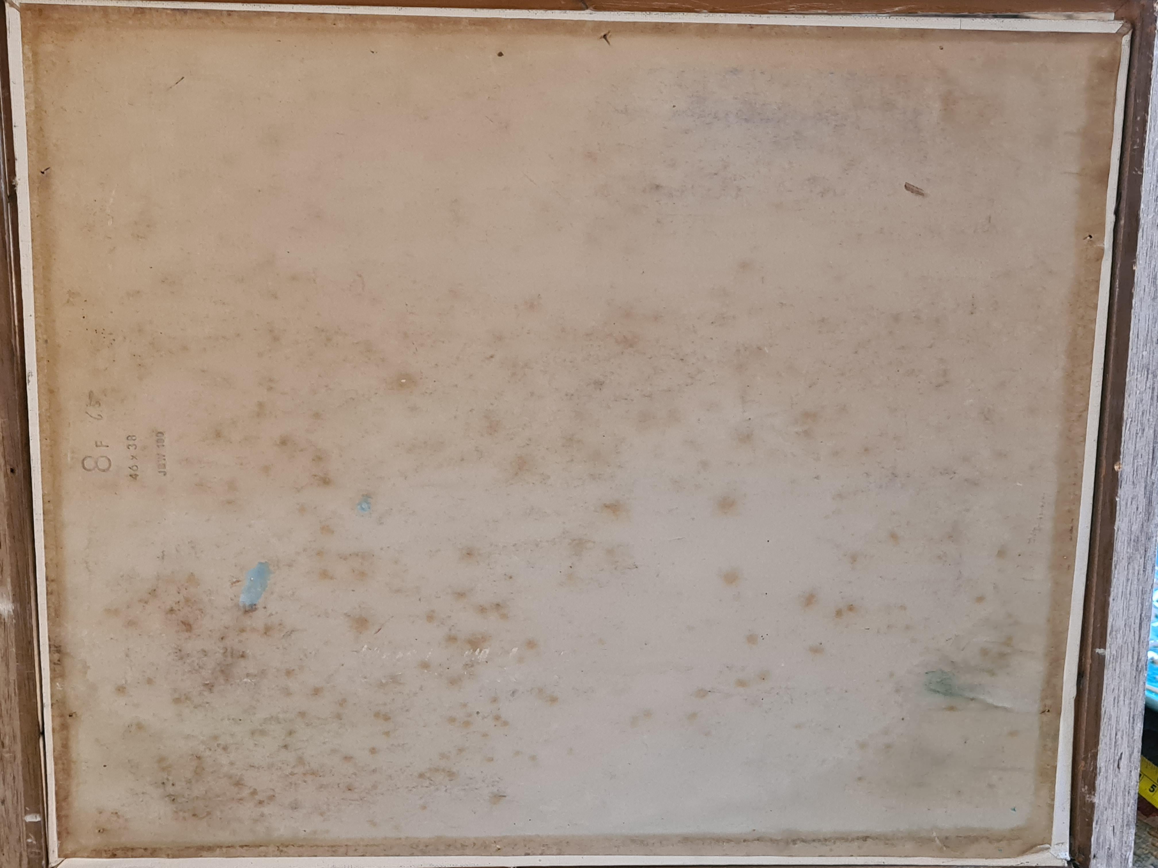 Paisaje lacustre impresionista de mediados de siglo de la Escuela de Barbizon, Óleo sobre tabla. en venta 7