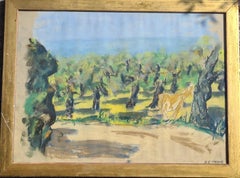 Ein Paar Aquarelle. Möglicherweise Ansichten aus der Santa Fe Railroad