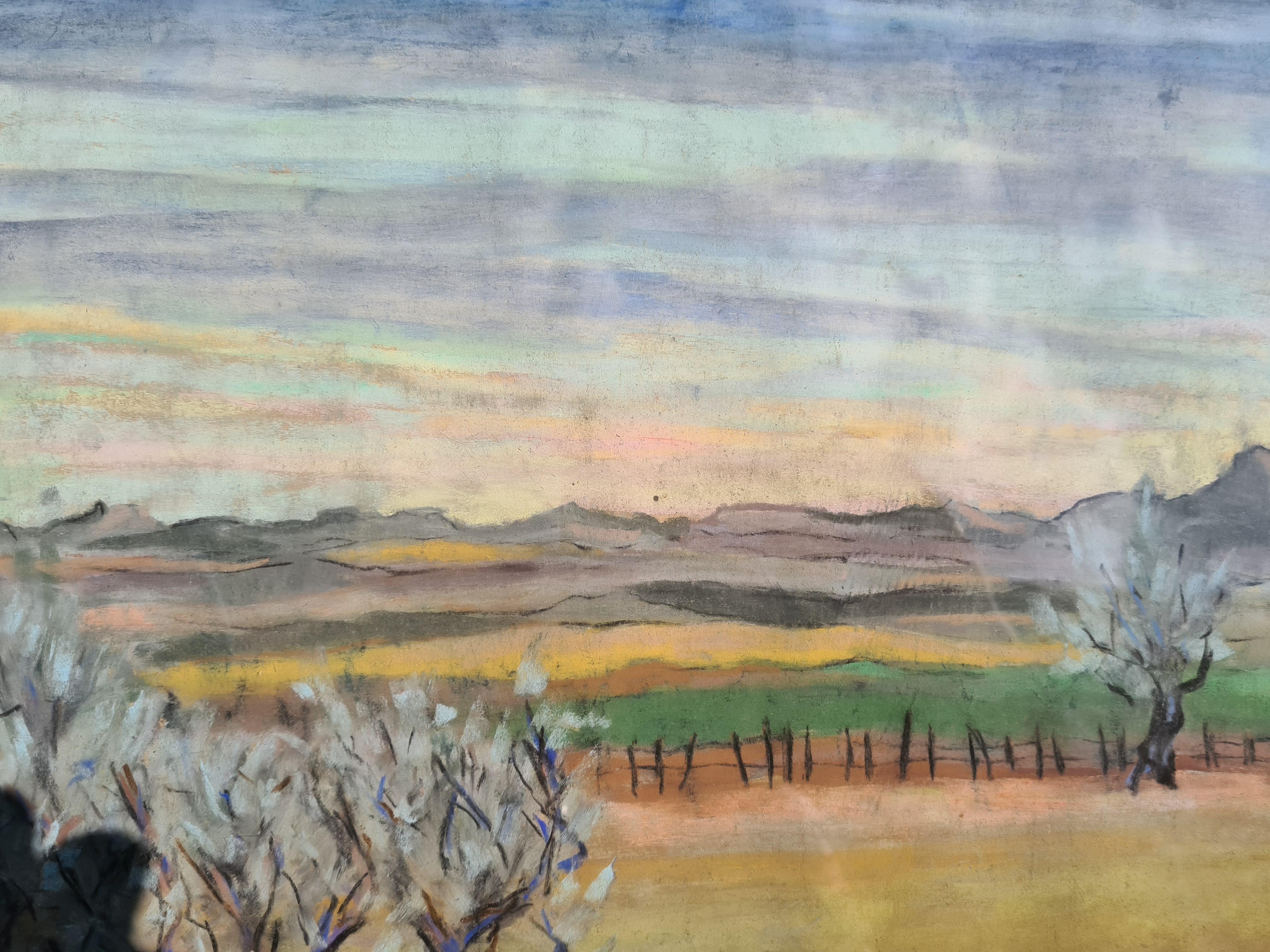 Pair of watercolours. Possibly Views From The Santa Fe Railroad For Sale 5
