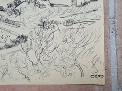 Landschap te St Tropez, Landscape at St Tropez