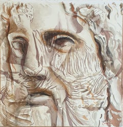 La fin du 20e siècle, gouache et aquarelle sur papier. « Des dieux grecs »