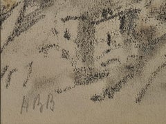 19th Century Grand Tour Impressionist View of Santo Stephano, Liguria, Italy.