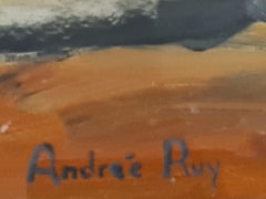 Mid-Century Fauvist Odalisque, Homage to Matisse.