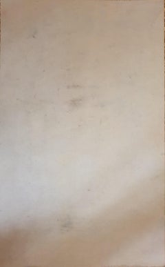 Abstrakter expressionistischer weiblicher Akt im CoBrA-Stil. Chalk auf Papier.