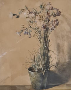 The Carnations, botanisches Aquarell des späten 19. Jahrhunderts