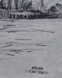 Sail vs Steam, 19th Century French Marine Drawing