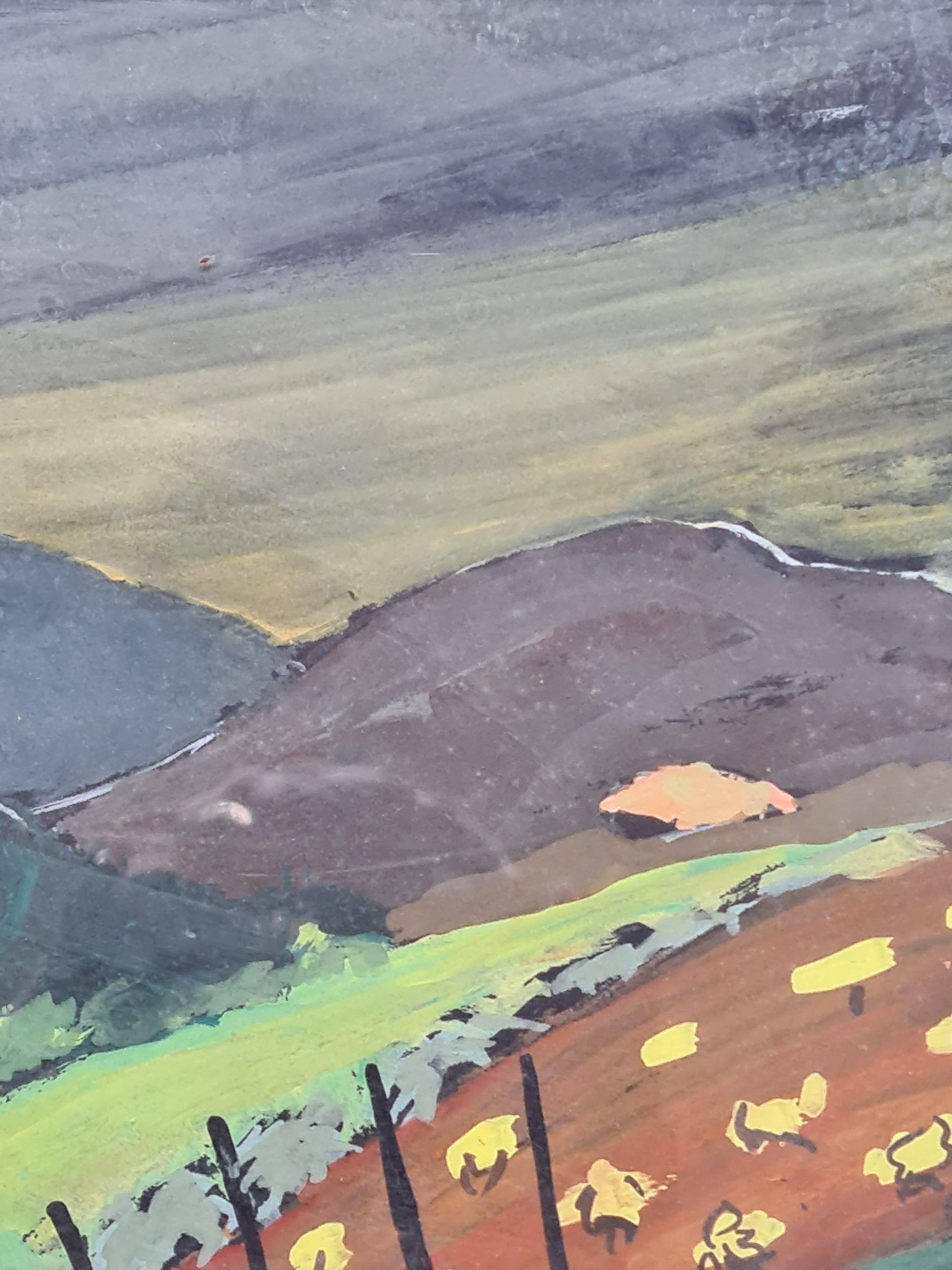 La strada tortuosa, paesaggio montano fauvista 4