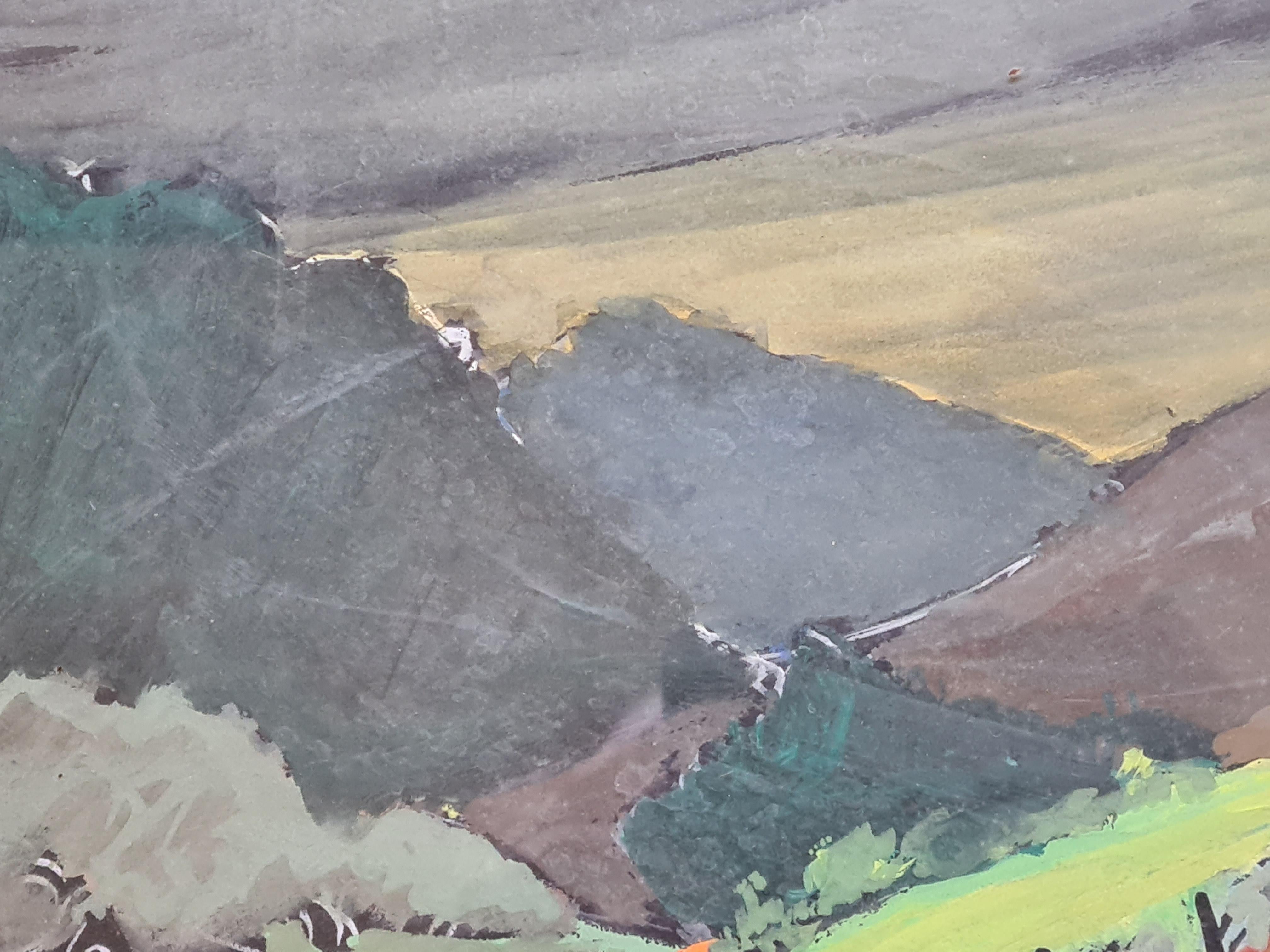 La strada tortuosa, paesaggio montano fauvista 3