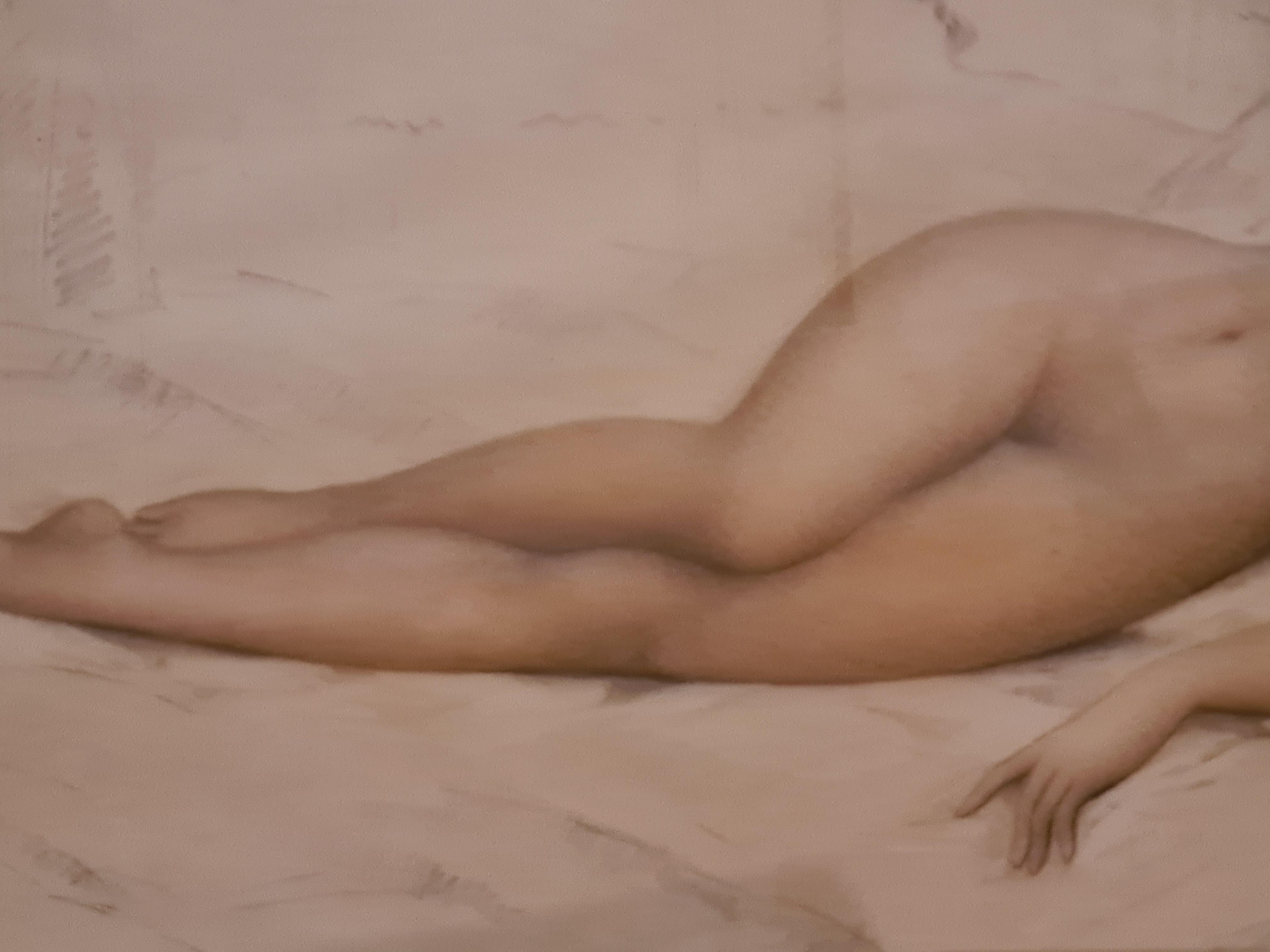 La Dormeuse, Large French Mid Century Female Nude 3
