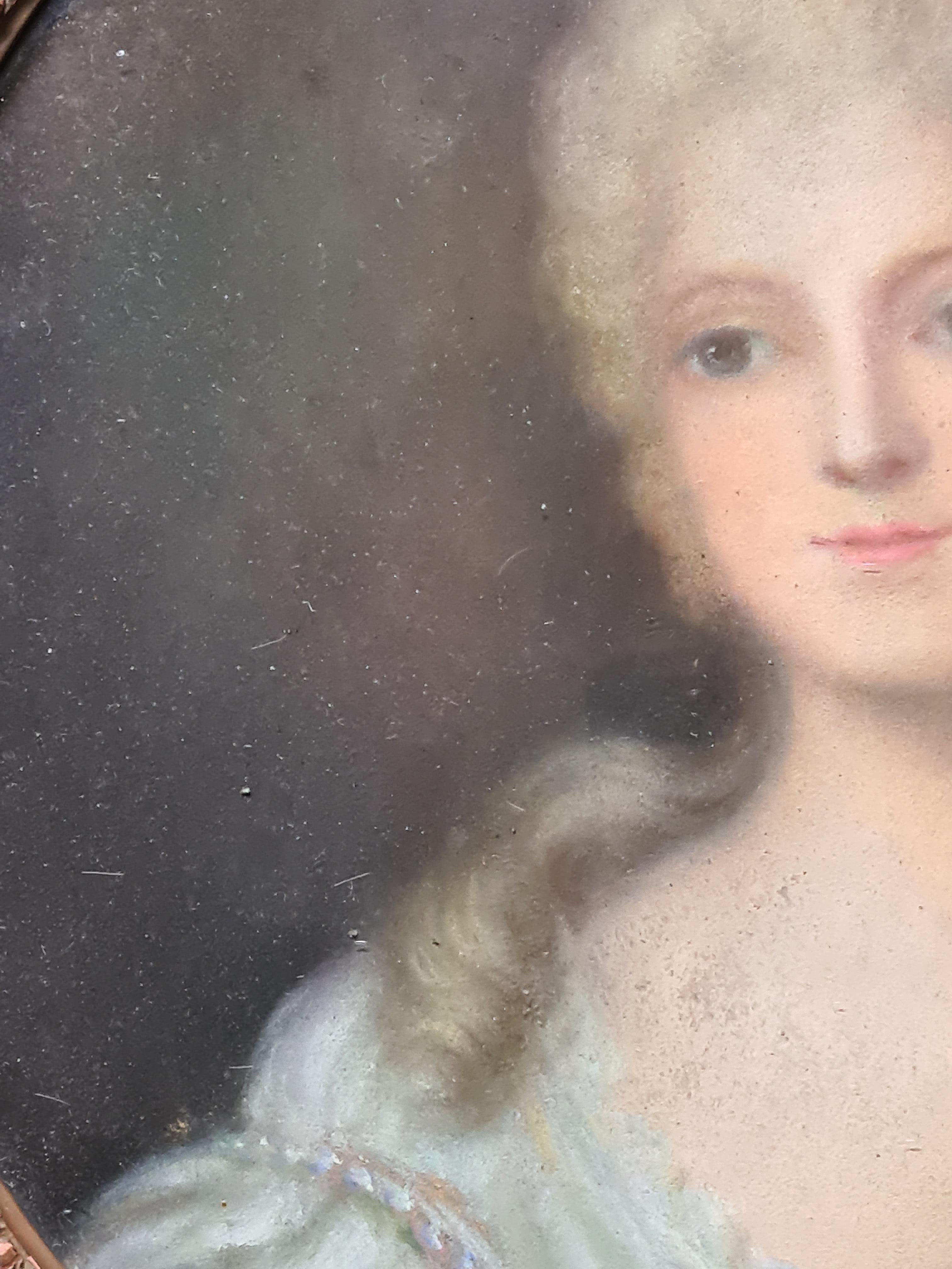 La Comtesse Du Barry en Flore, French Belle Epoque Beauty in 18th Century Dress 2