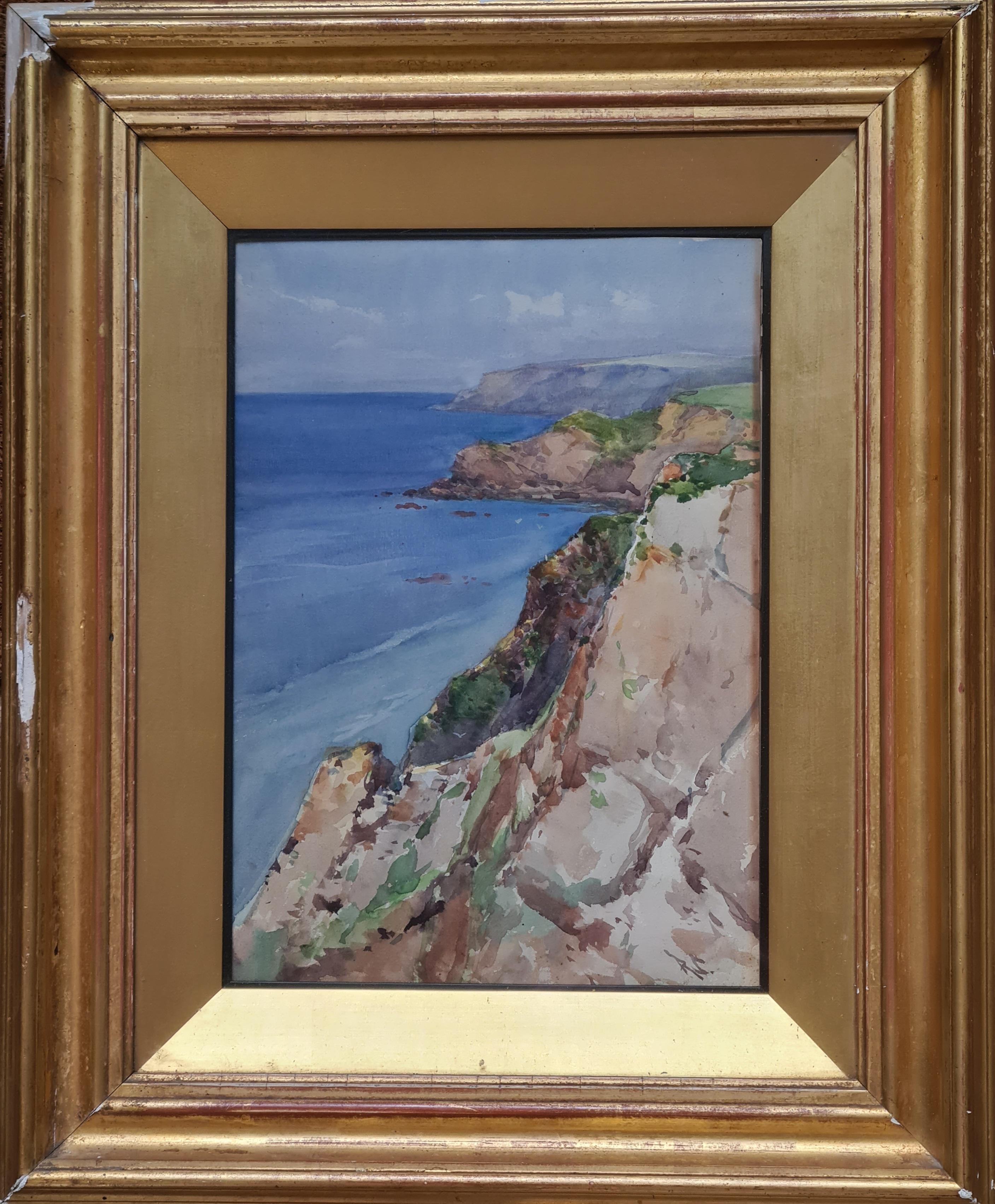 Die Juraküste, Dorset. (Impressionismus), Art, von Ruskin Spear