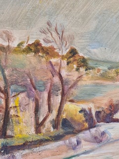 1930's French Barbizon School Landscape