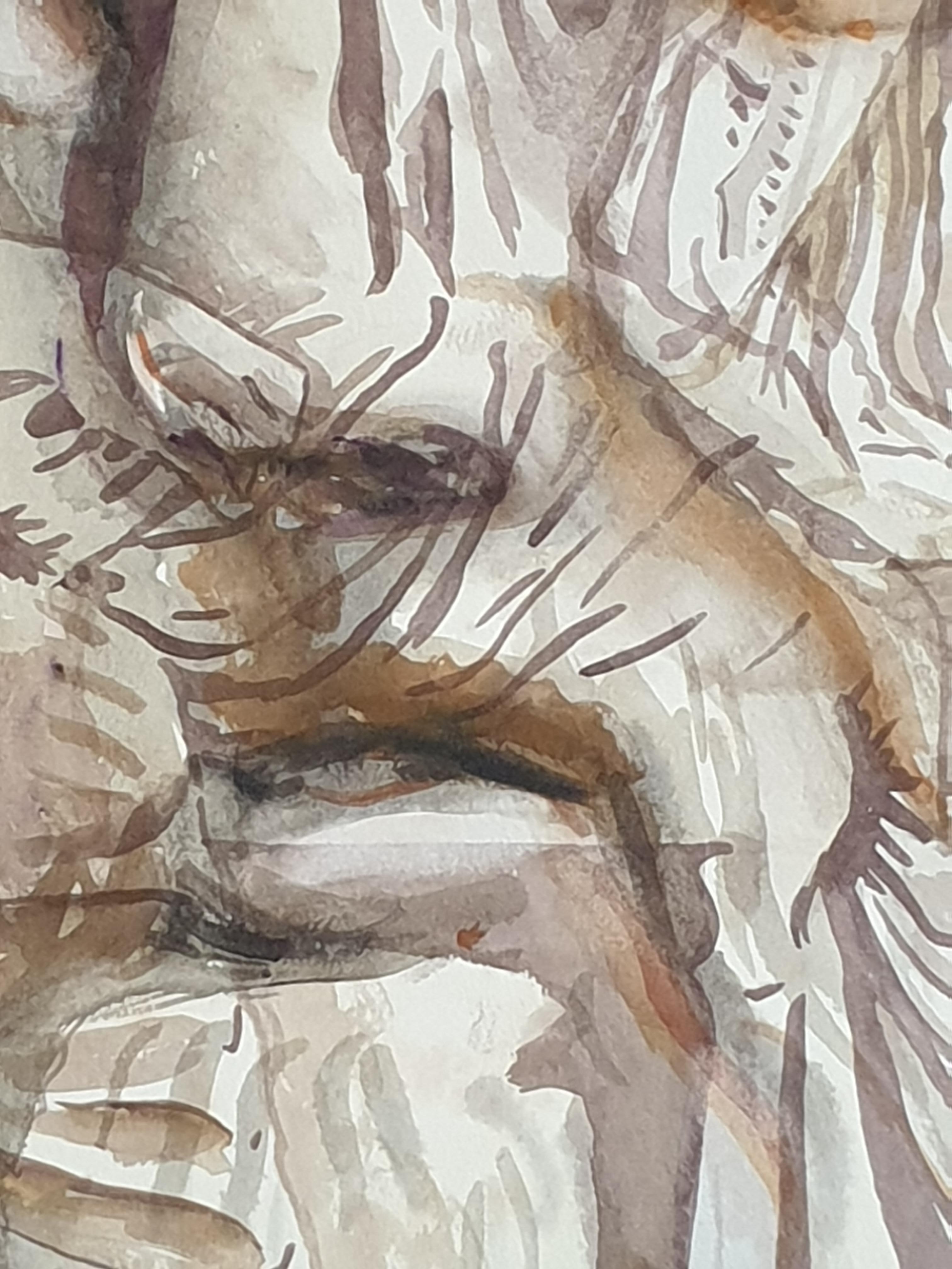 Gouache y acuarela sobre papel de finales del siglo XX. Dioses griegos'. 2
