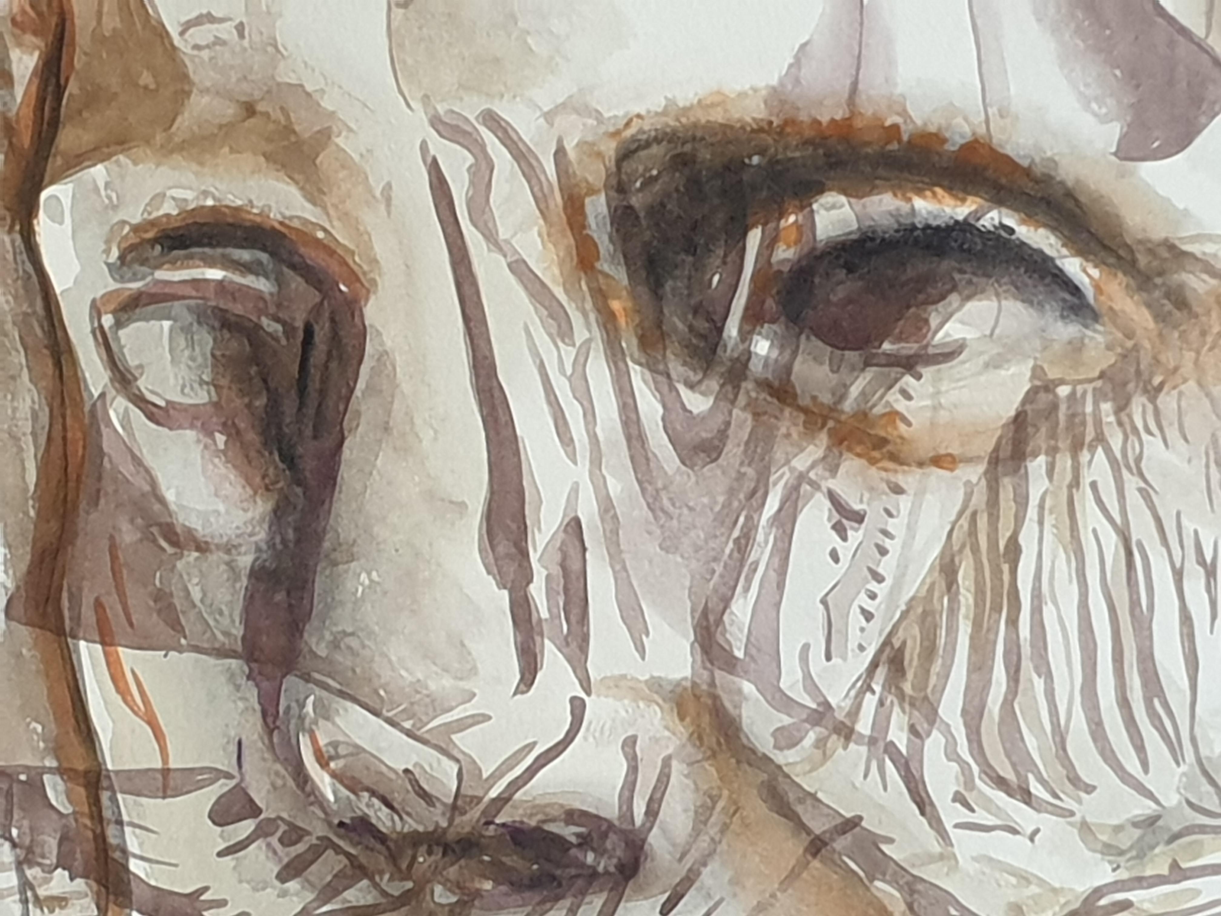 Gouache y acuarela sobre papel de finales del siglo XX. Dioses griegos'. 3
