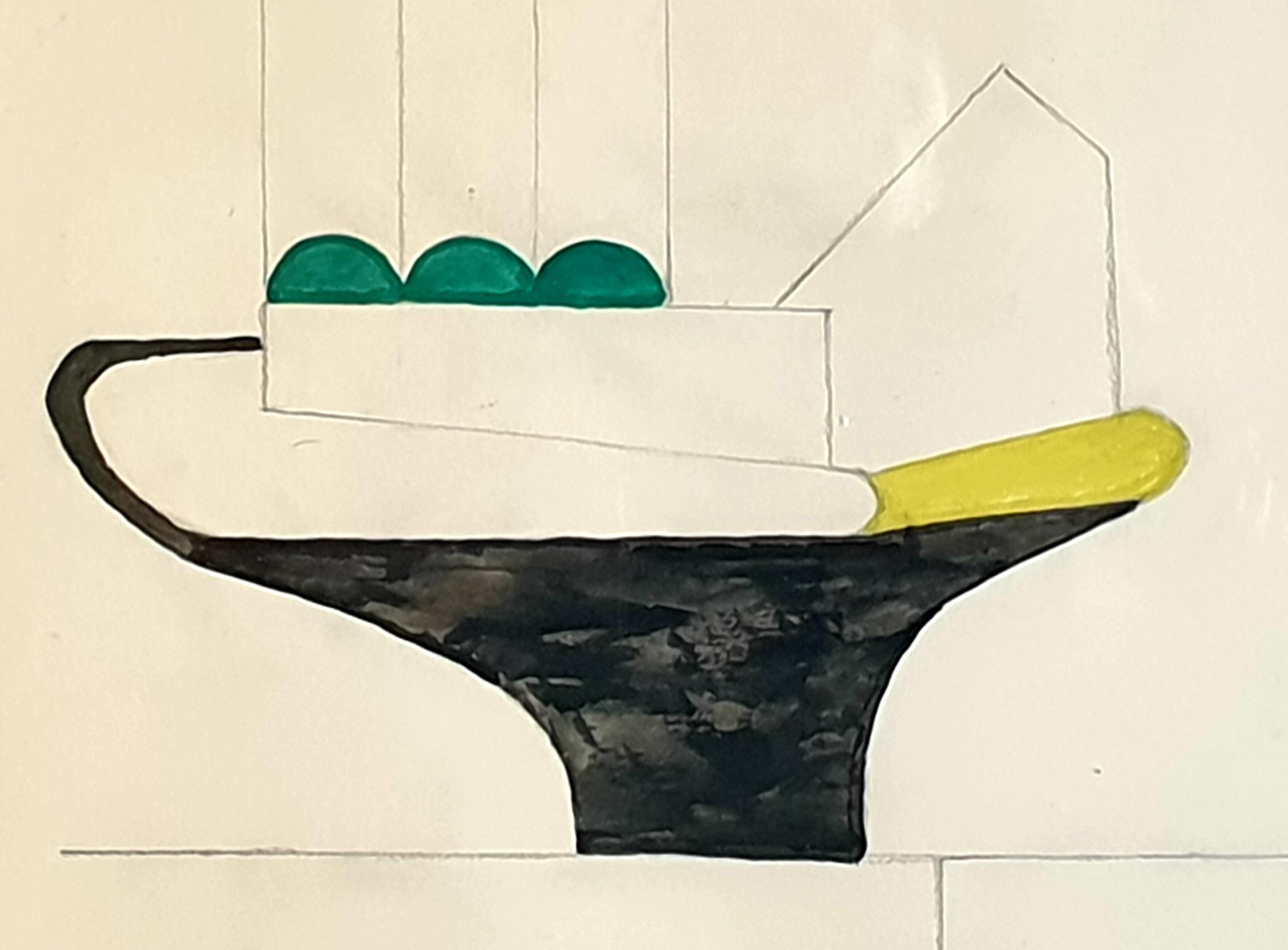 auguste herbin relief polychrome