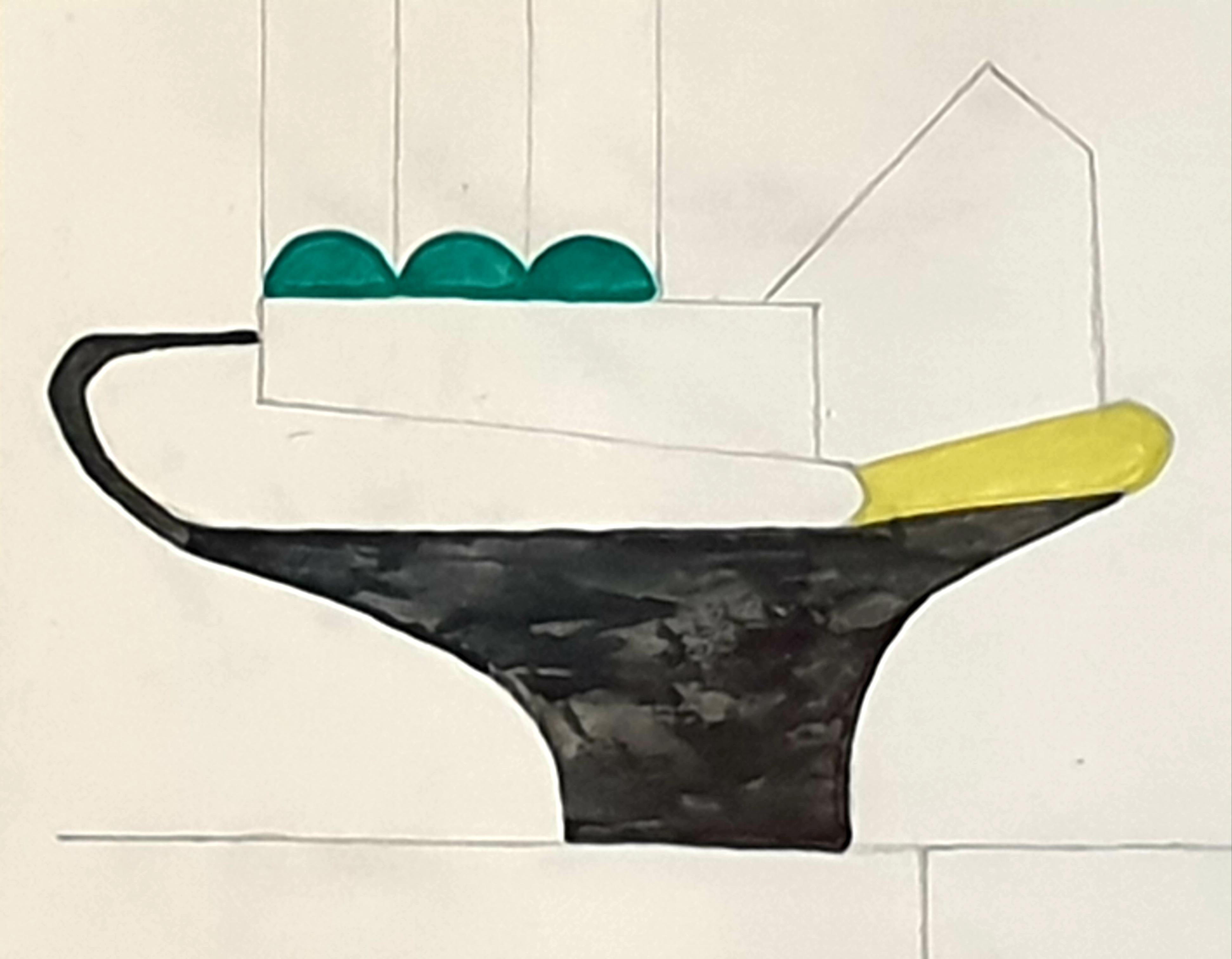 Abstract Geometric 1930s, Preparatory Sketch 3