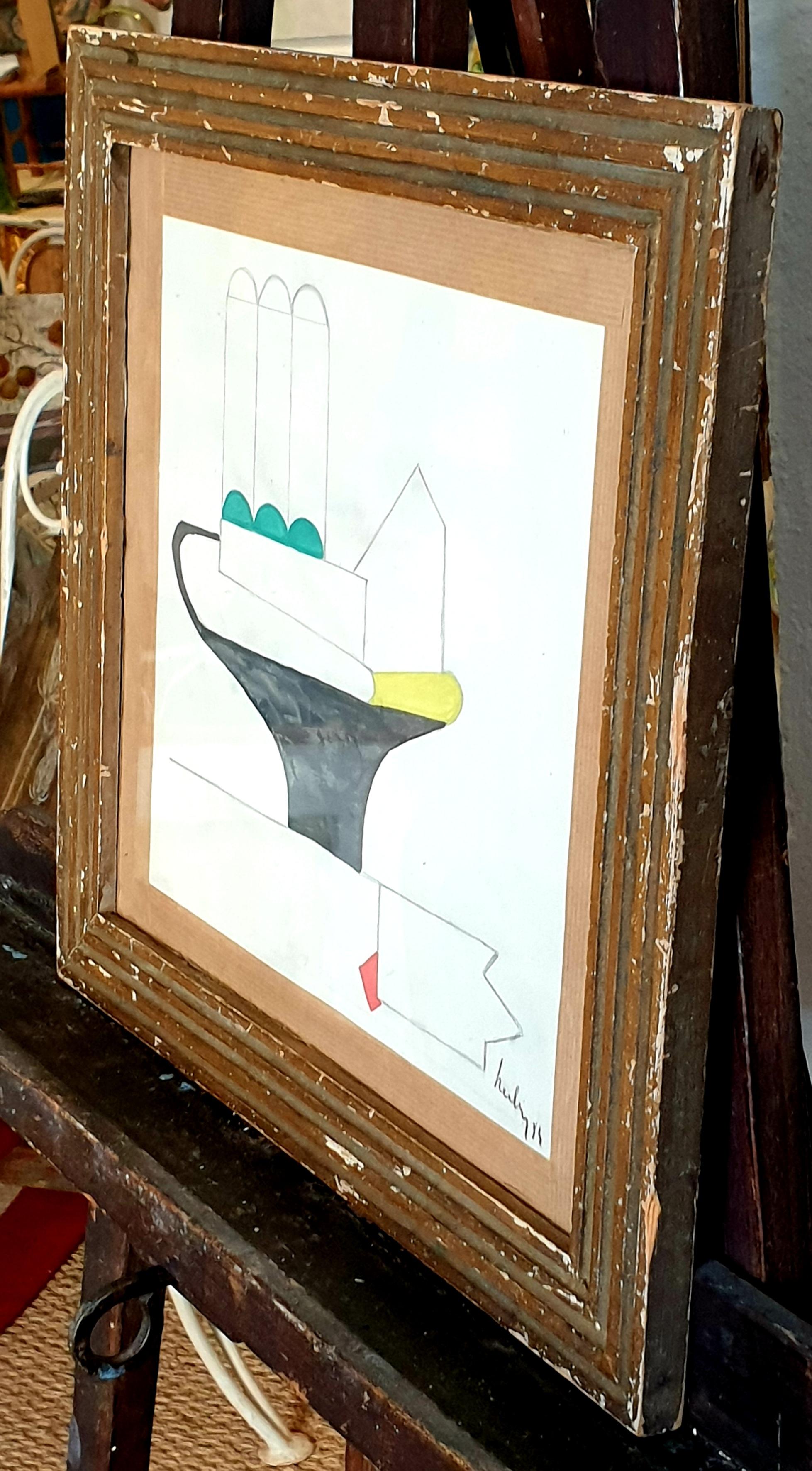 Abstract Geometric 1930s, Preparatory Sketch 4