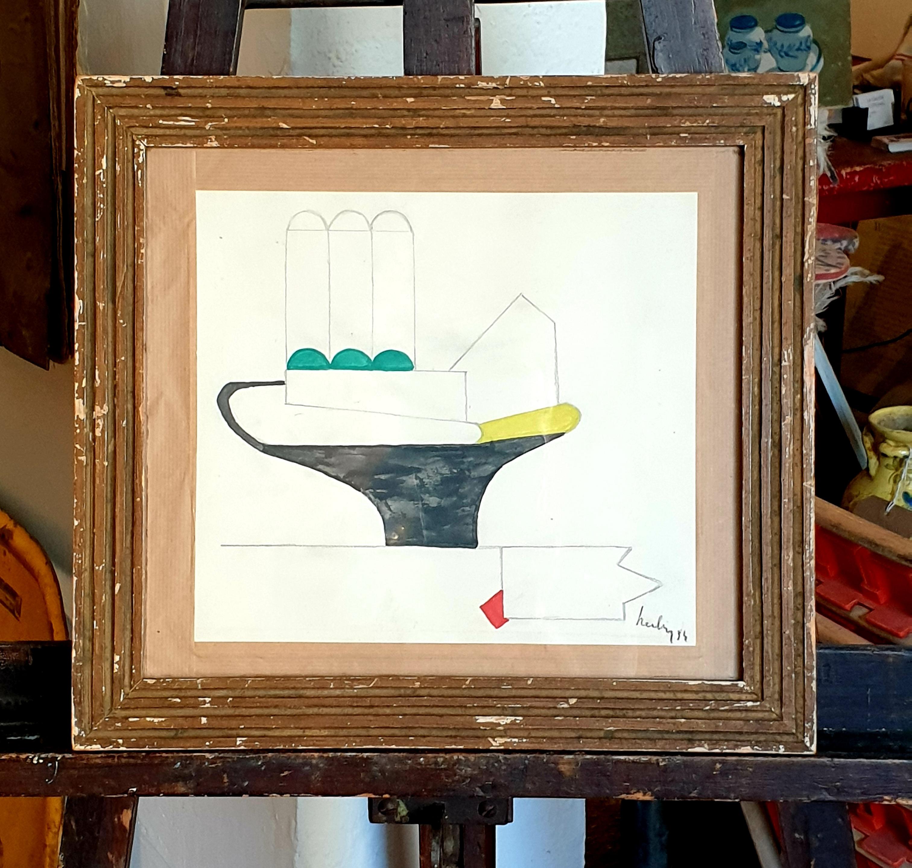 Abstract Geometric 1930s, Preparatory Sketch 8