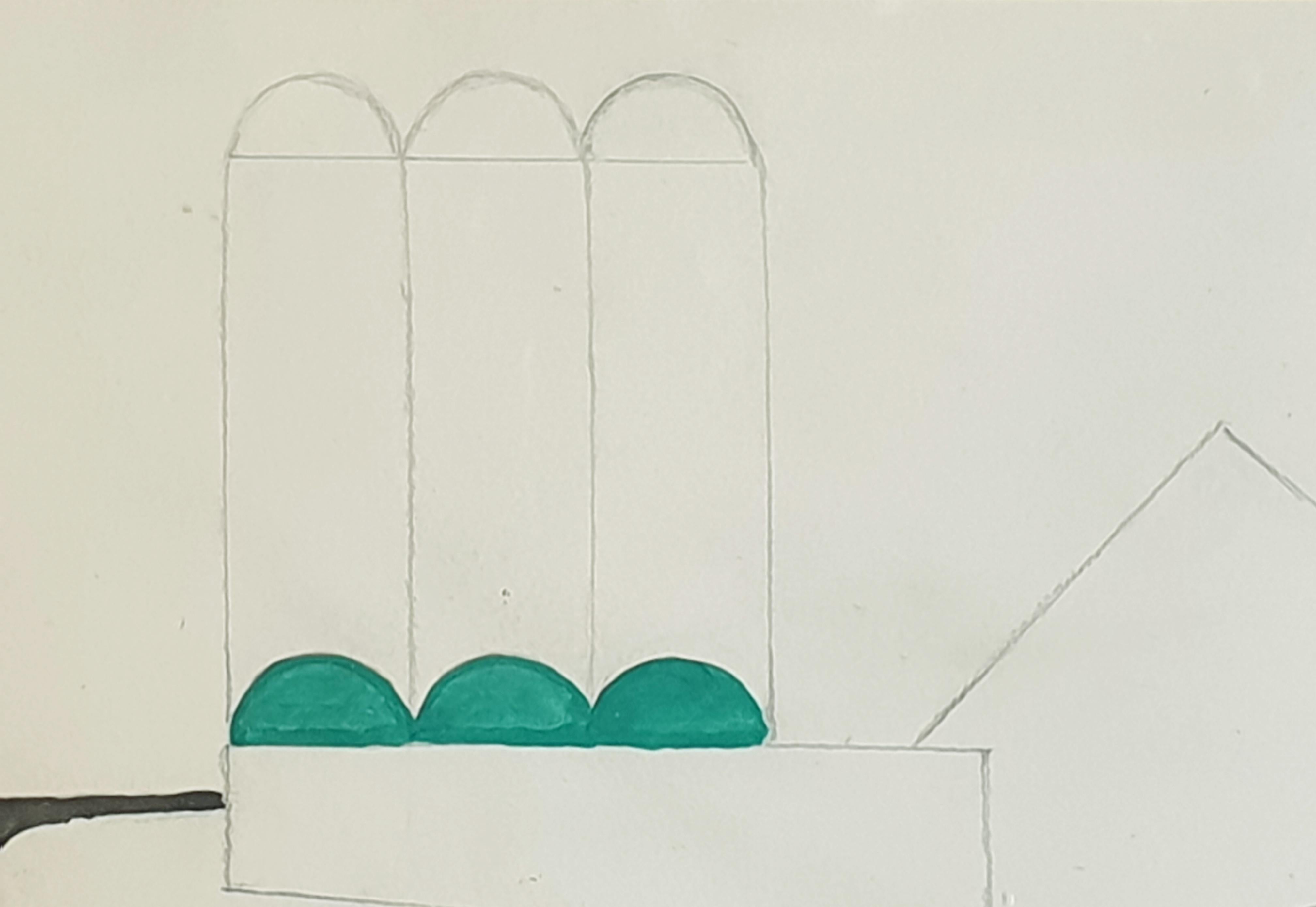 Abstract Geometric 1930s, Preparatory Sketch 9