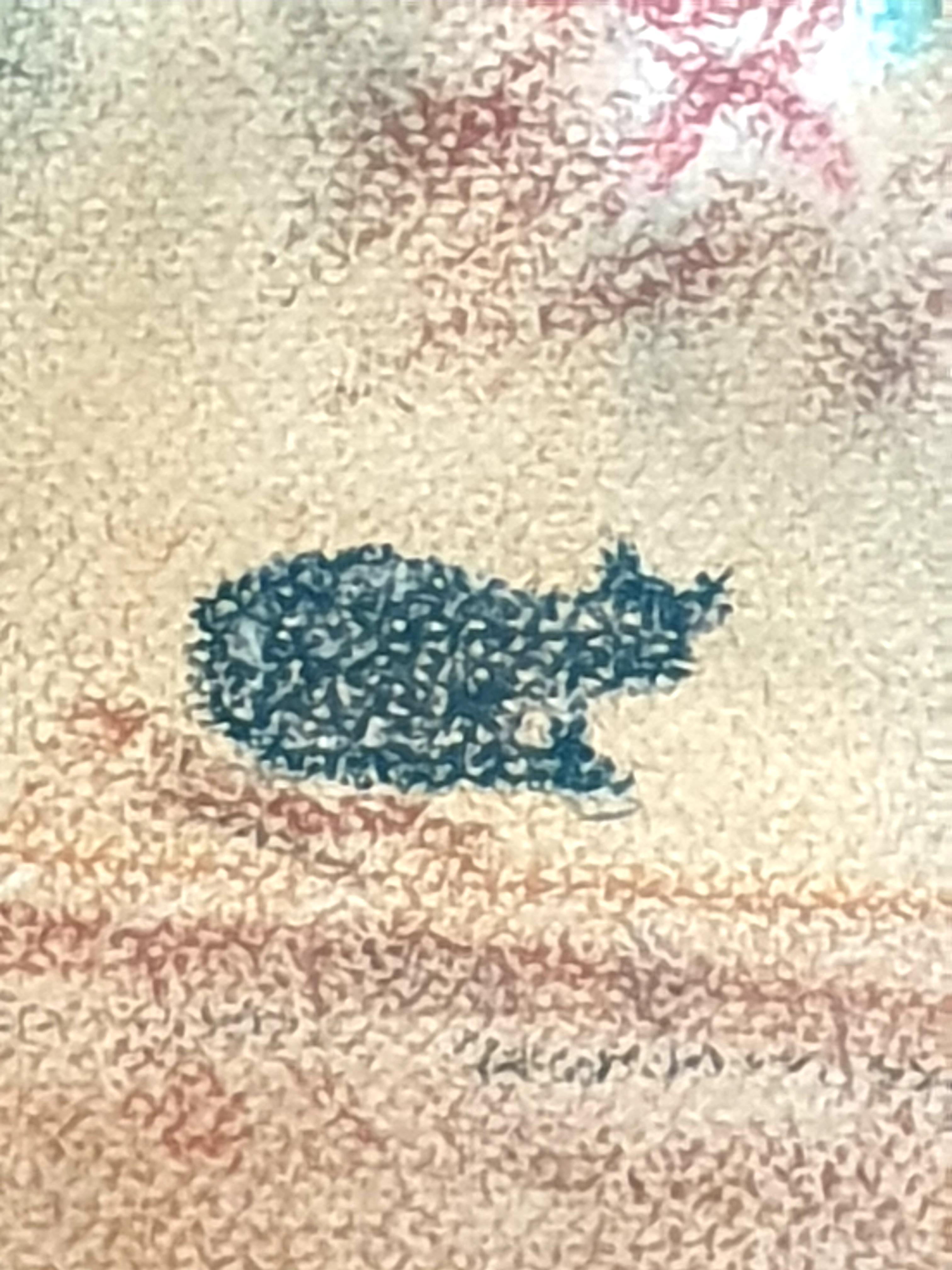 Fauvistisches Pastell auf Papier, „Lunch in Provence“, nach Henri Matisse im Angebot 2