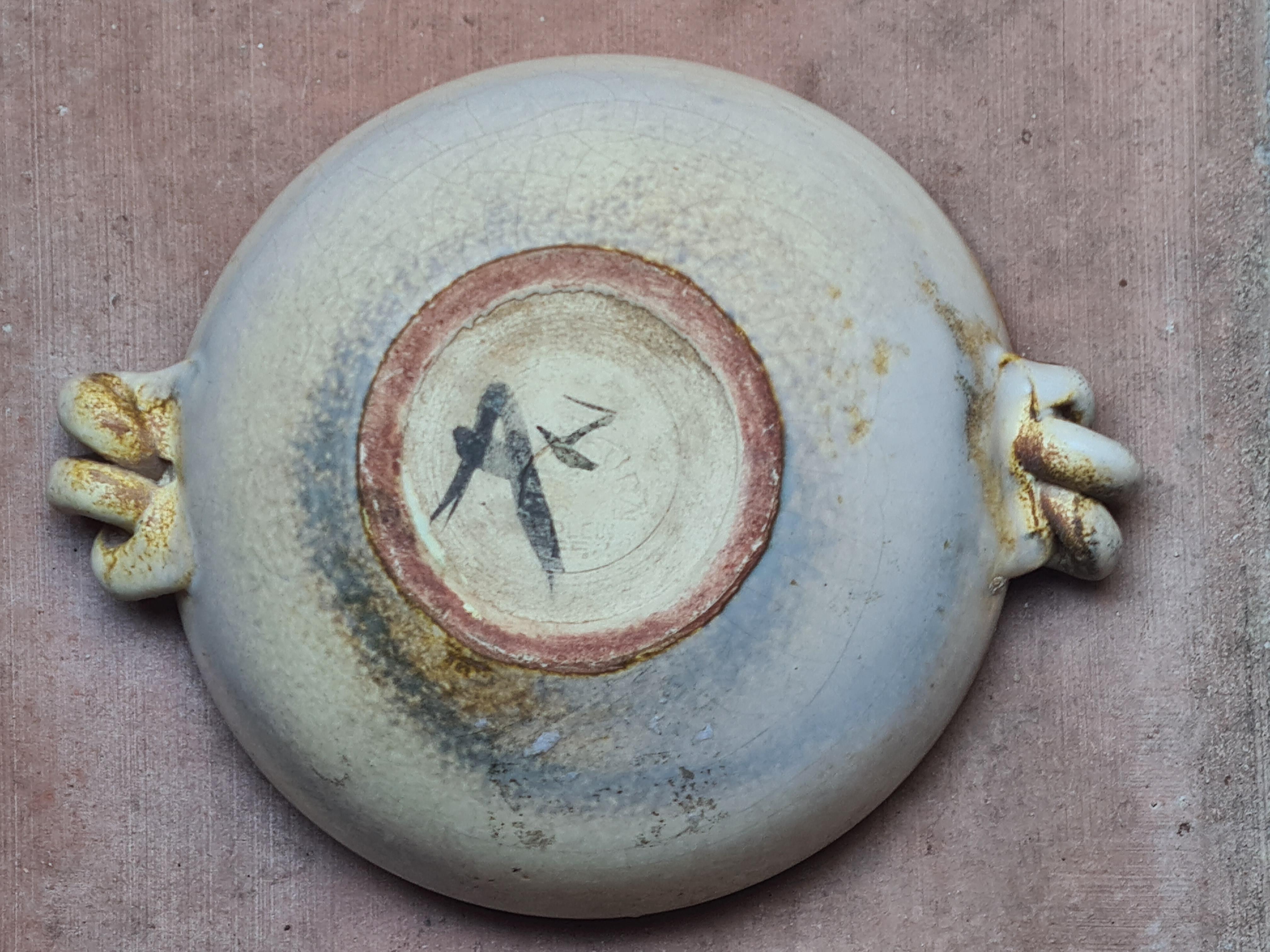 Madoura, Plein Feu, Vallauris Periodo Picasso, Piatto Coupelle. Ceramica smaltata. 3