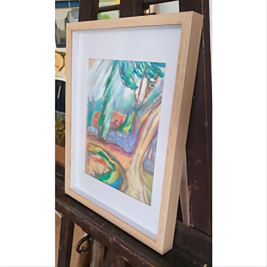 'Le Petit Chemin'. Contemporary Fauvist Pastel of a Provençal Landscape. For Sale 5