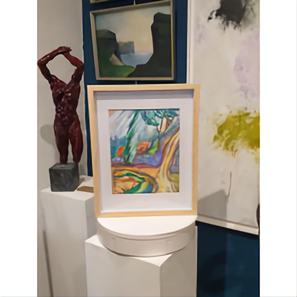 'Le Petit Chemin'. Contemporary Fauvist Pastel of a Provençal Landscape. For Sale 6