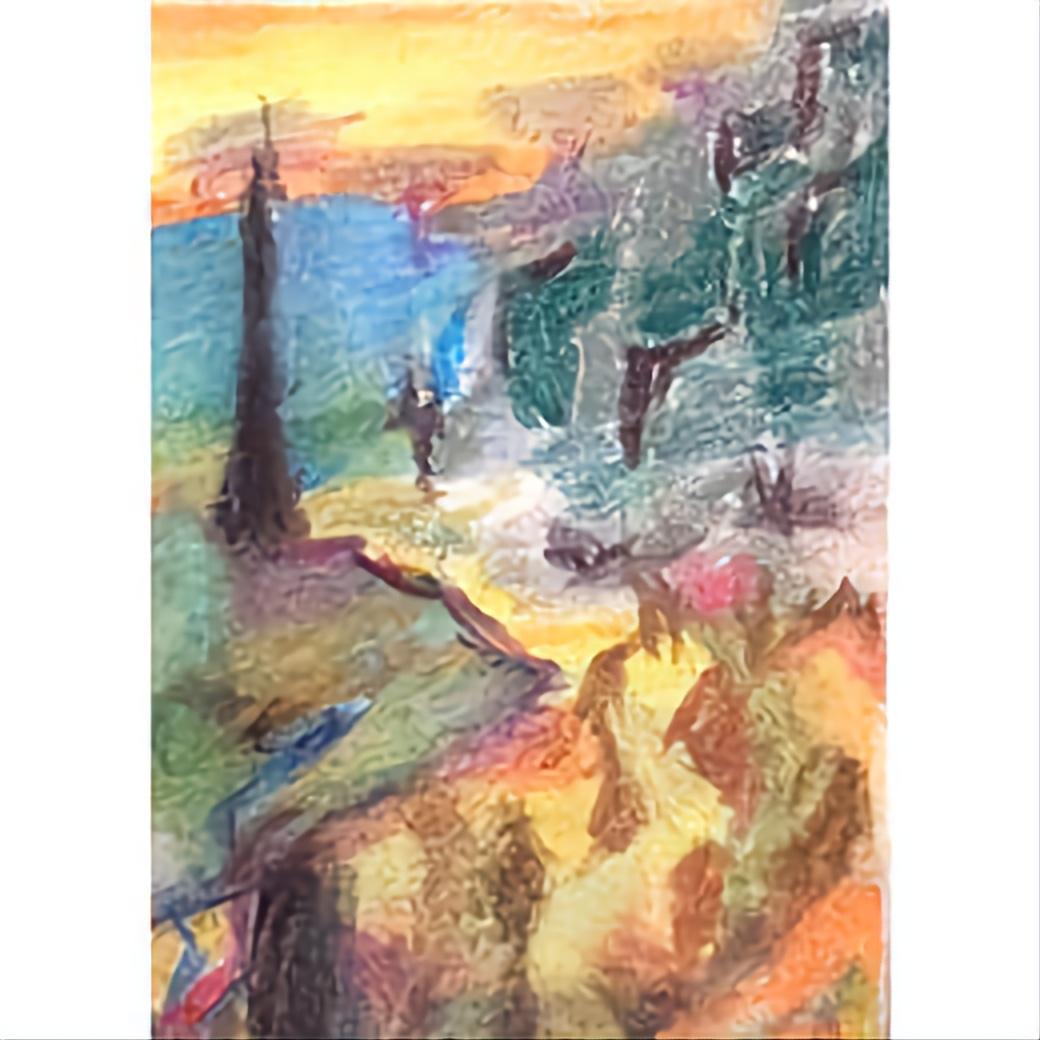 'Cancan a'. Contemporary Fauvist Pastell. Provence. im Angebot 2
