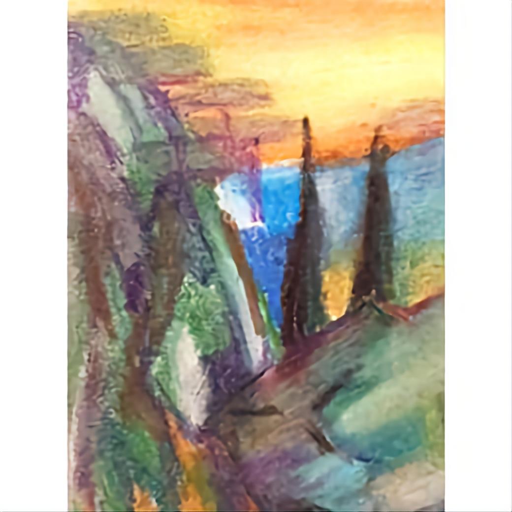 'Cancan a'. Contemporary Fauvist Pastell. Provence. im Angebot 4