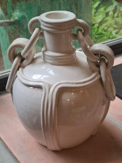 Poterie d'art du milieu du 20e siècle, Potiche Malicorne par Emile Tessier