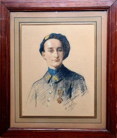 Early 20th Century French Military Portrait, The Brave Soldier