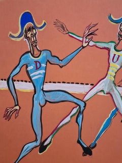 French Watercolour and Gouache, The Harlequins