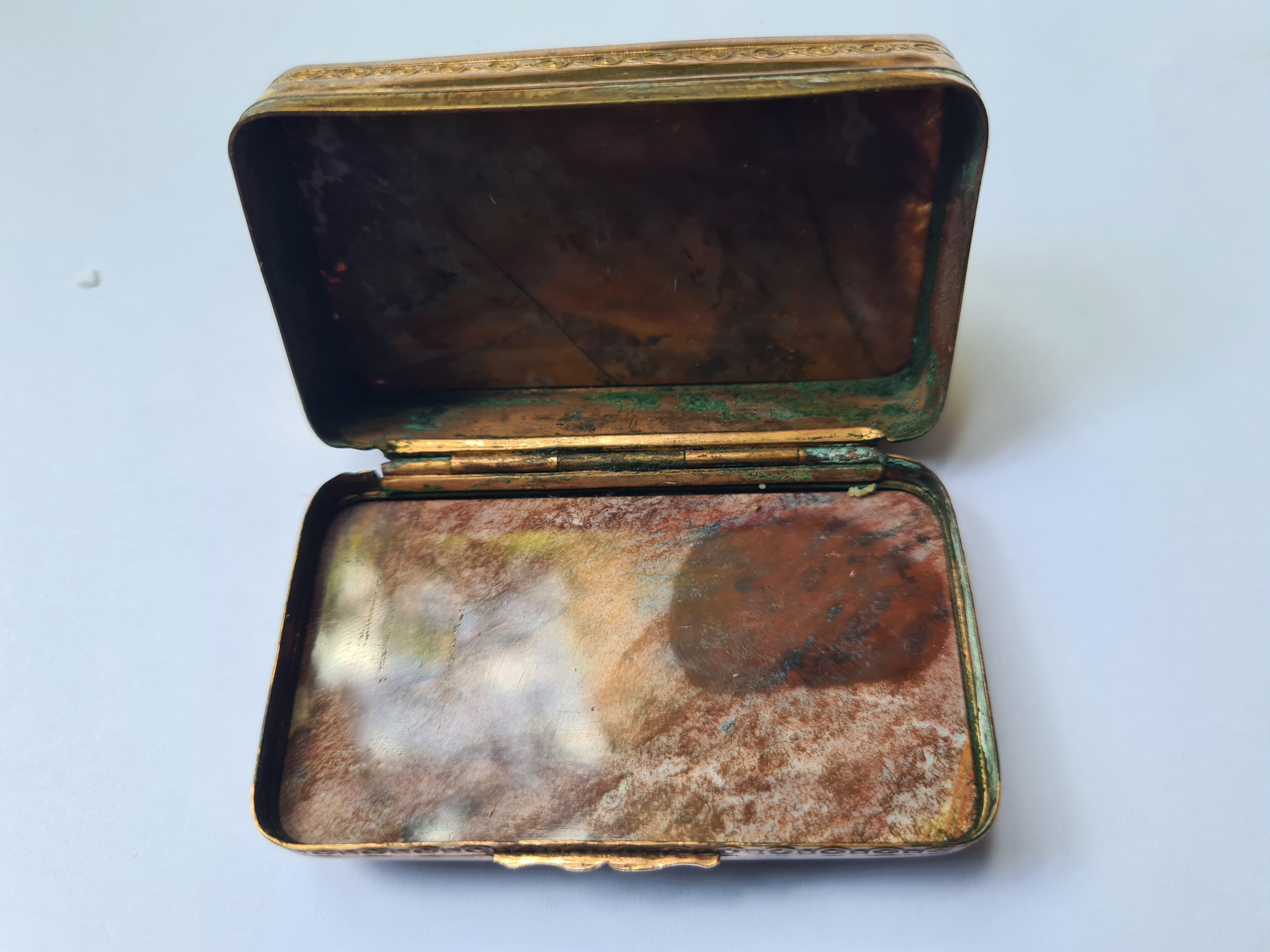 Agate Box With Gilt Pomponne Mounts, Antique, 19th Century For Sale 5