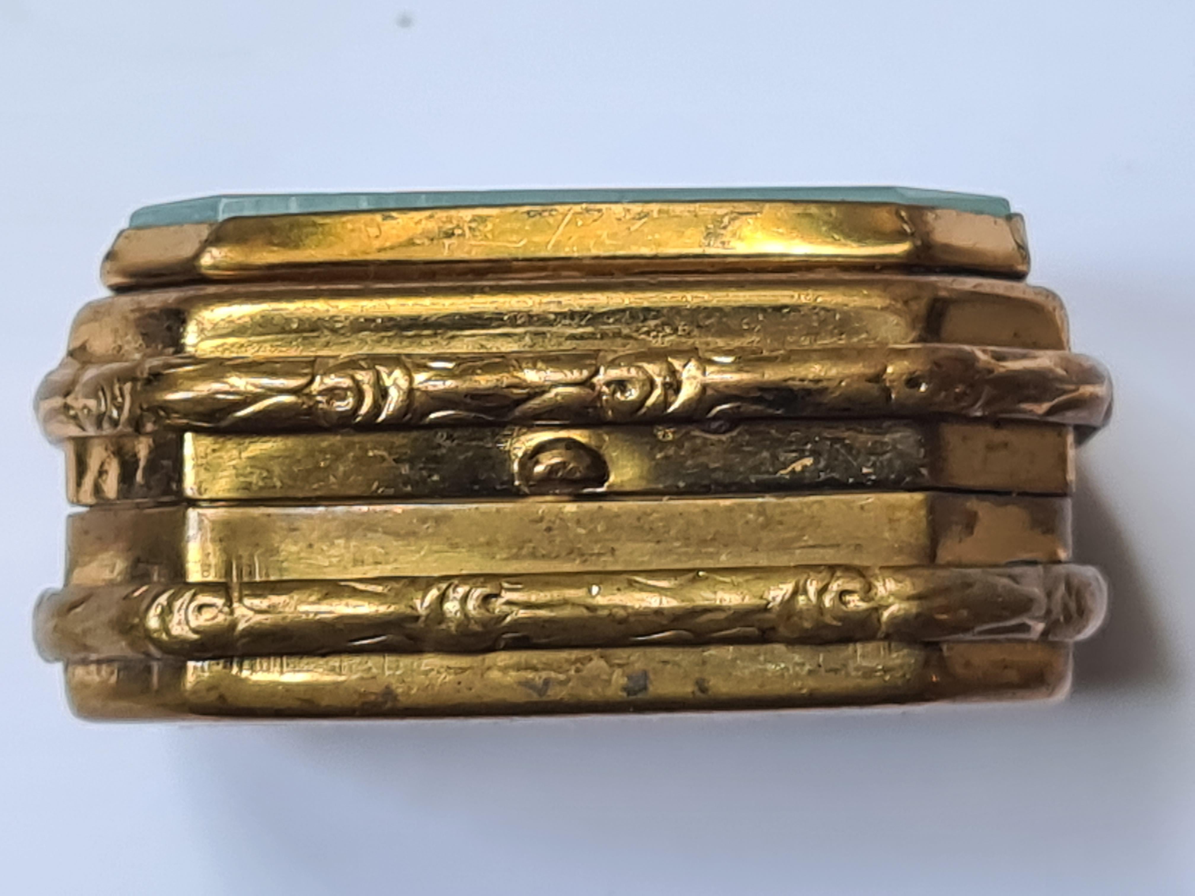 Agate Box With Gilt Pomponne Mounts, Antique, 19th Century For Sale 3