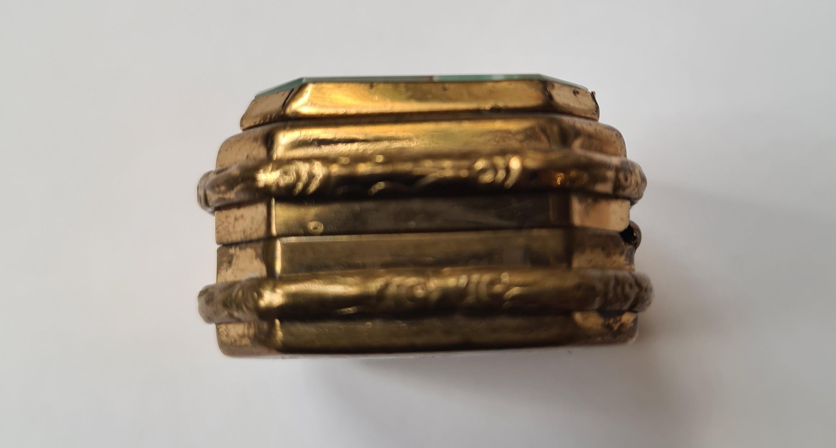 Agate Box With Gilt Pomponne Mounts, Antique, 19th Century For Sale 4