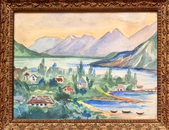 Landscape Drawings and Watercolors