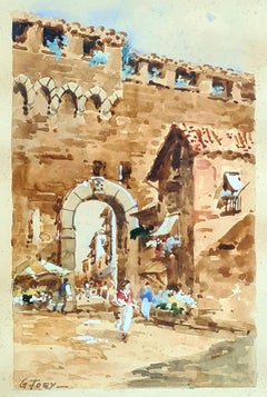 Landscape Drawings and Watercolors
