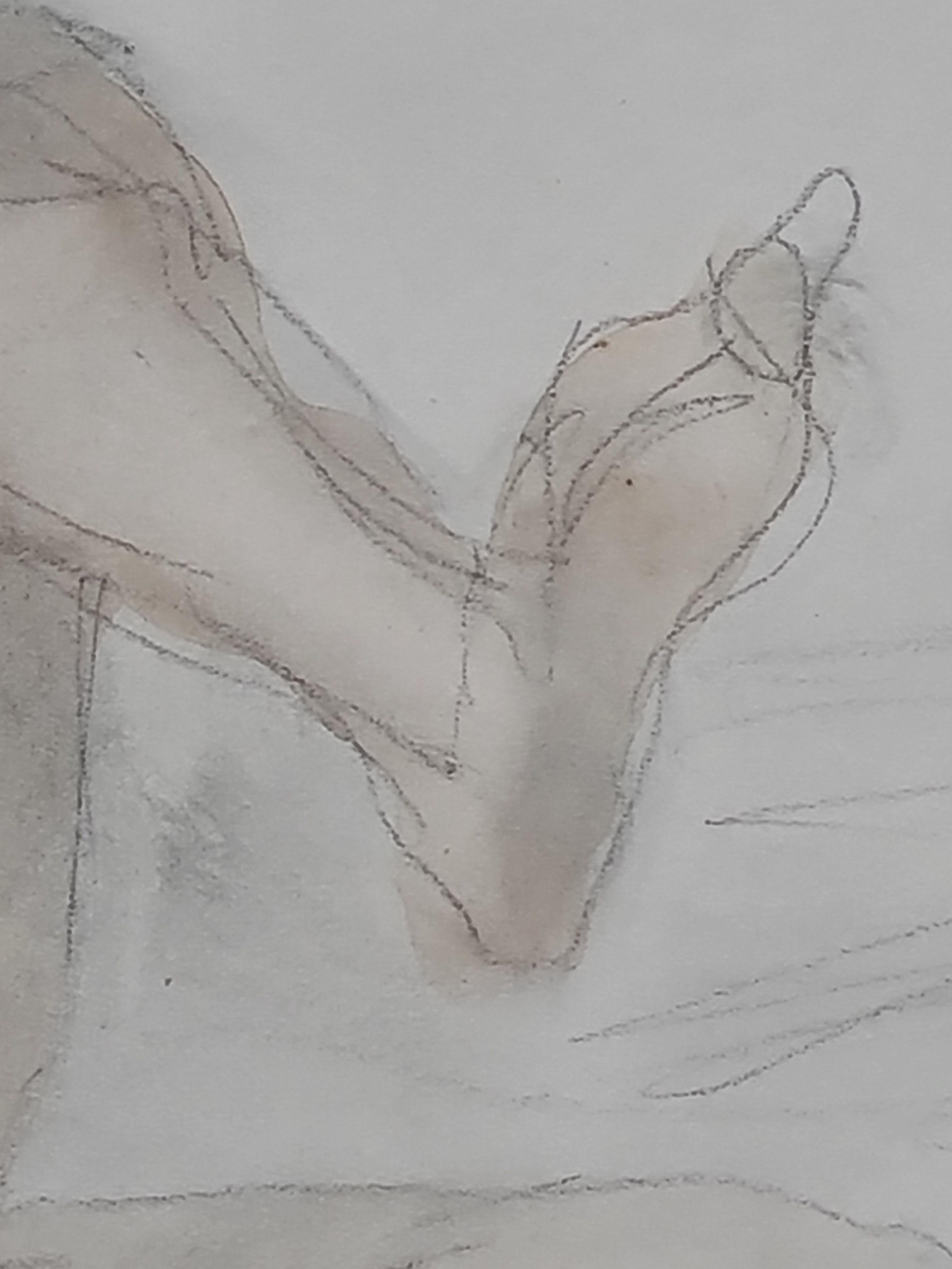 Femme Nue Couchée, Estudio del célebre escultor francés, seguidor de Rodin en venta 2