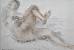 Femme Nue Couchée, Estudio del célebre escultor francés, seguidor de Rodin