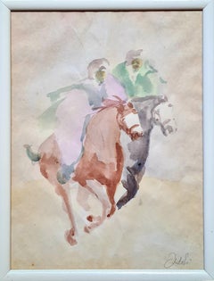 Dessin de chevaux, Étude équine, Les cavaliers orientaux