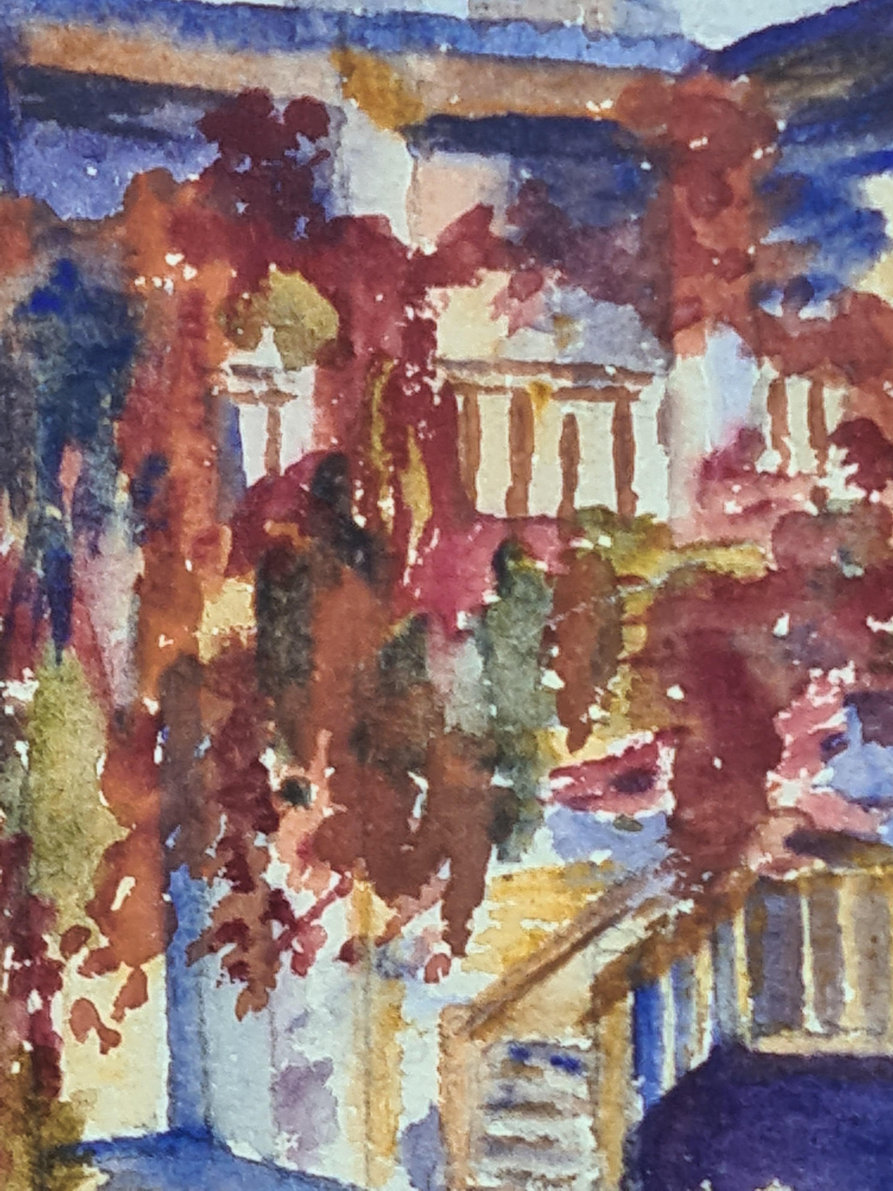 Glicine e fiori in un cortile della Scuola di Barbizon in vendita 2