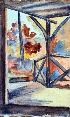 Scuola Barbizon, vista dalla pergola