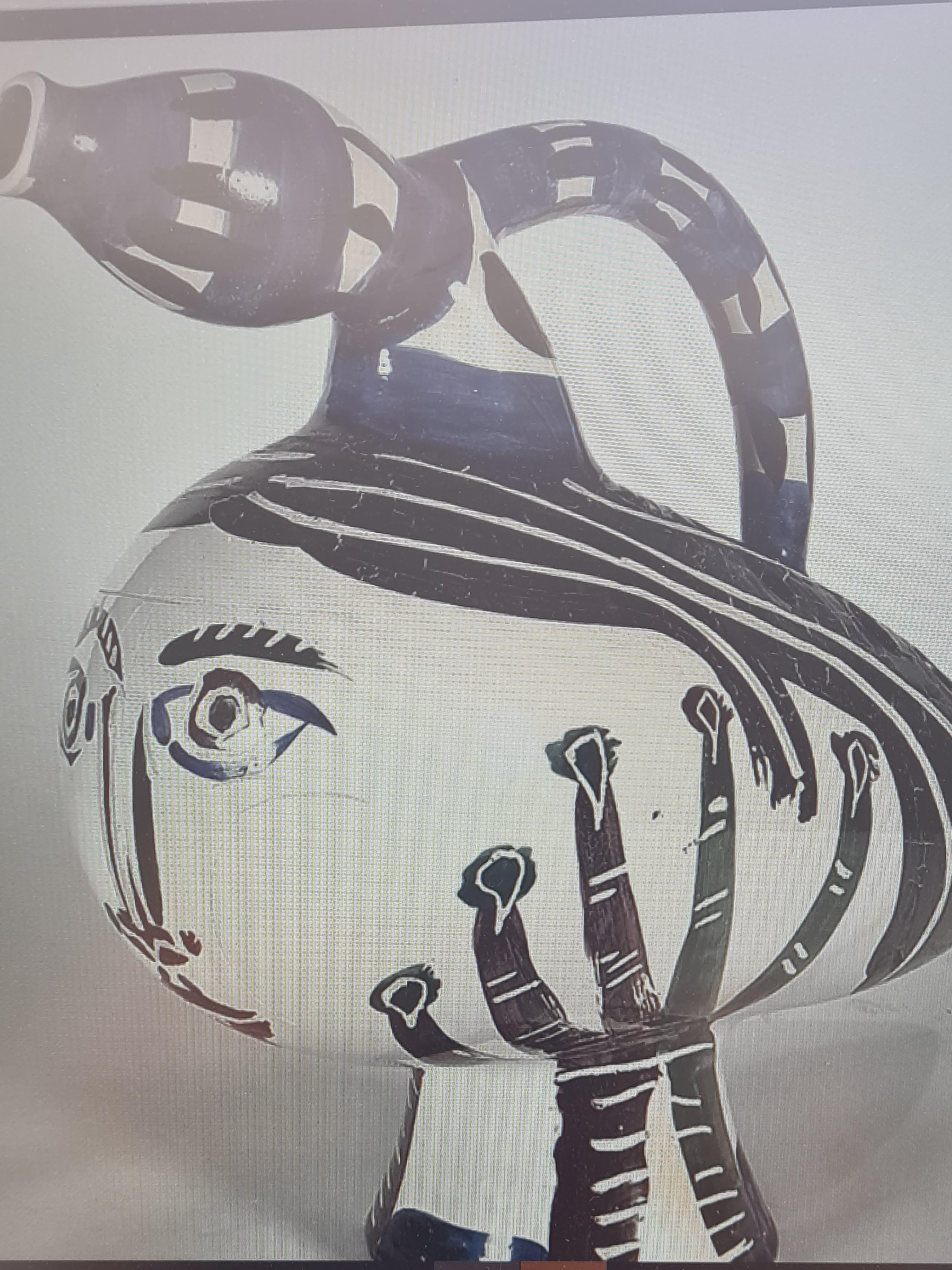 Nu féminin zoomorphe français du milieu du siècle influencé par Picasso en vente 3