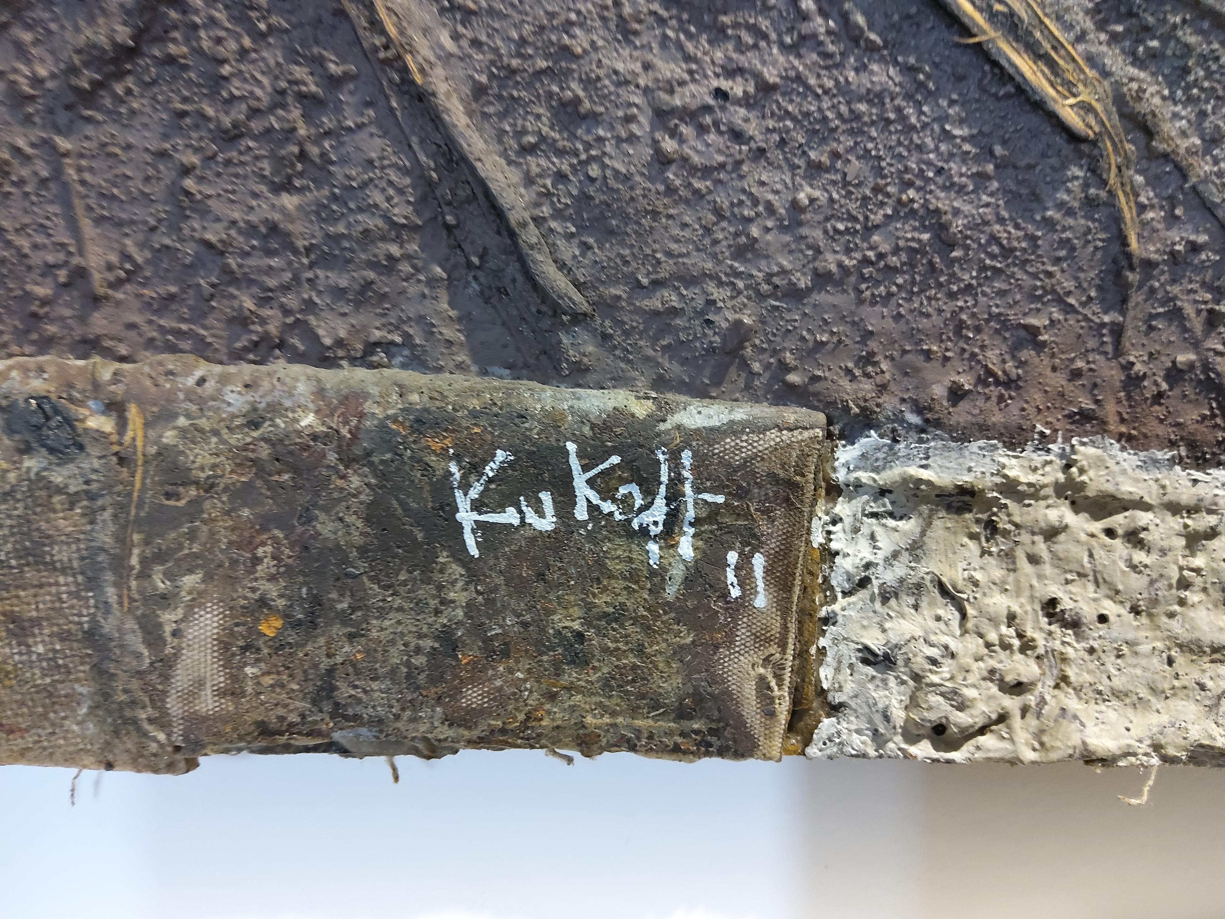 Trilogie, Element 2, Feu. Gemischte Medien. (Abstrakt), Painting, von Kugbe Kukoff