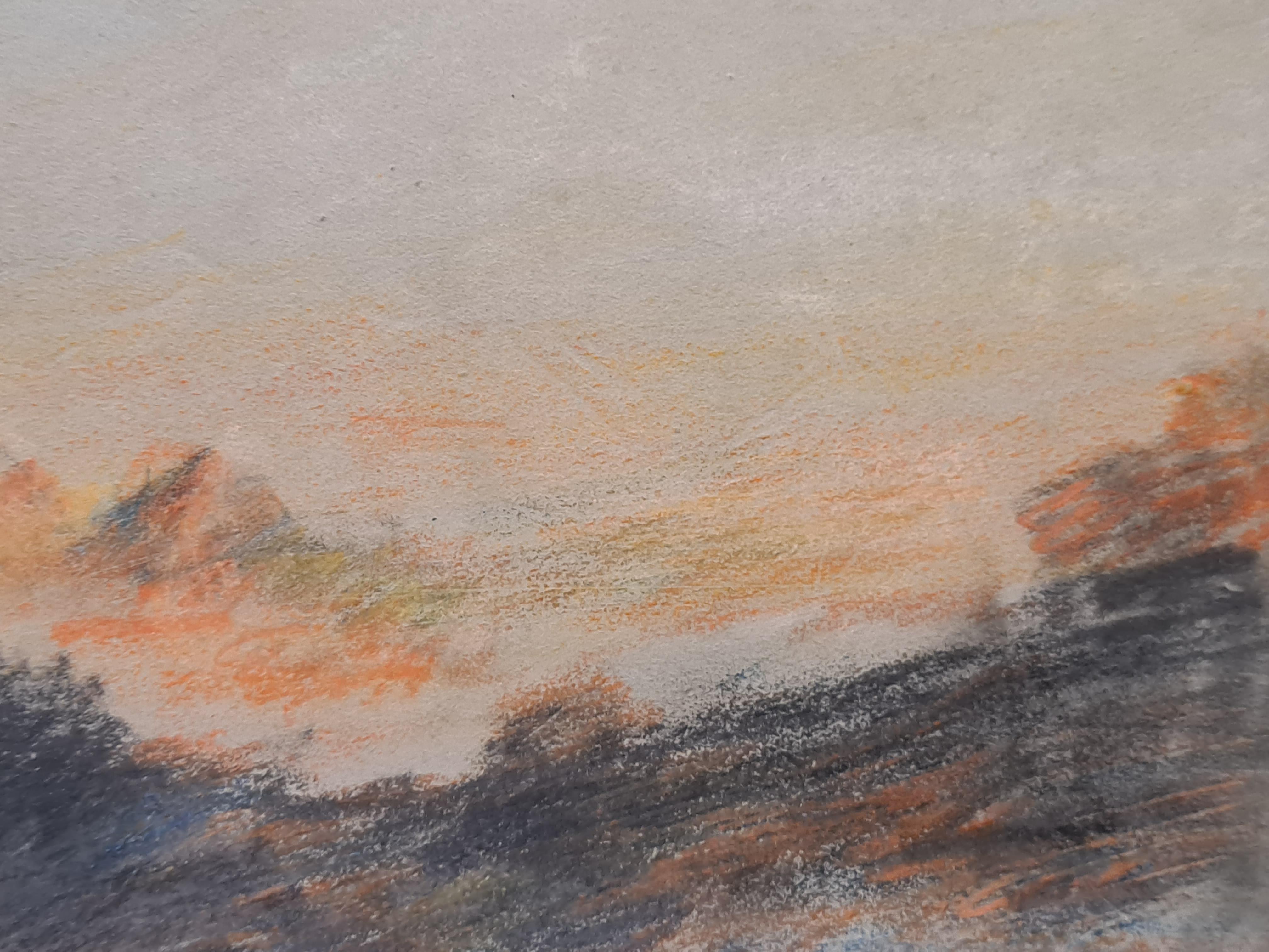 Puesta de sol en los Alpes en venta 2