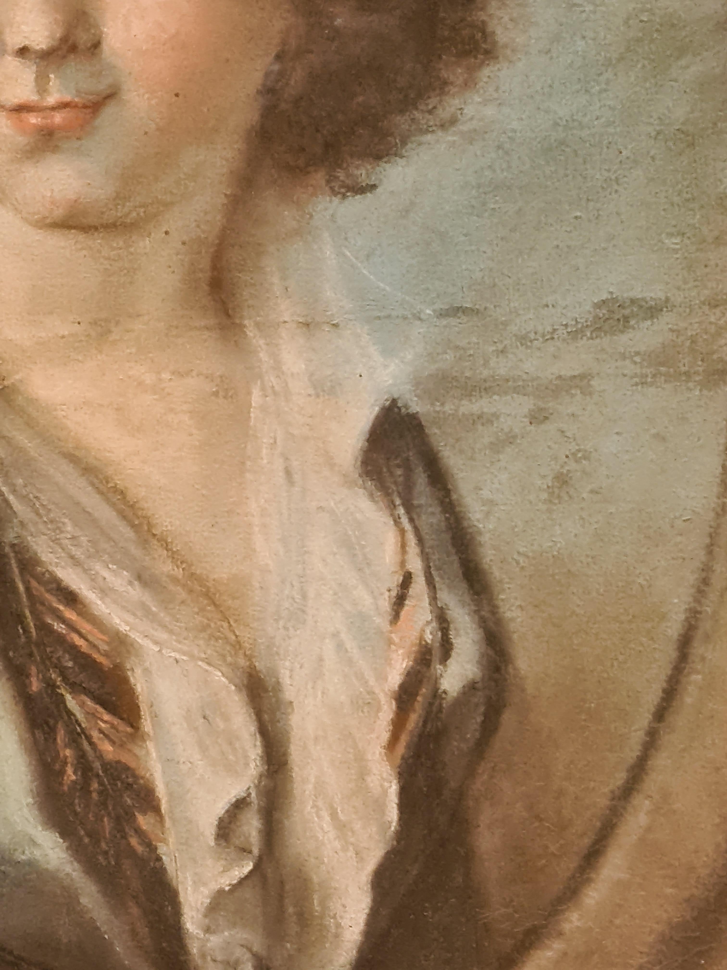 Pastellporträt aus dem 18. Jahrhundert im Angebot 1